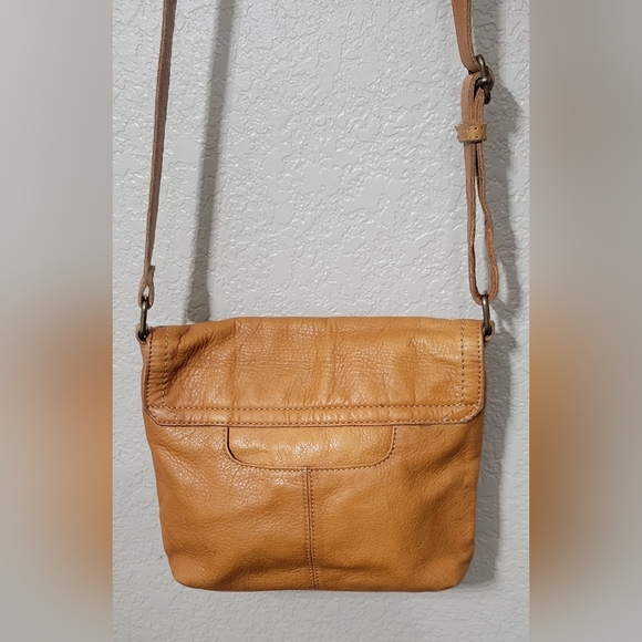 Margot Camel 100% Leather  Bag - Picture 9 of 16